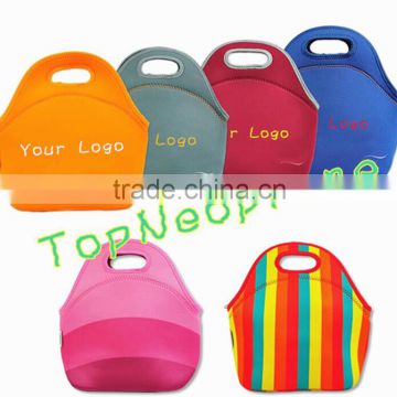 Popular updated Bigger Size Neoprene insulated lunch bags for ladies