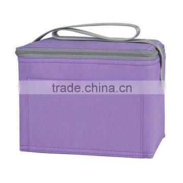 Non-Woven Insulated Six Pack Kooler Bag-Light Purple