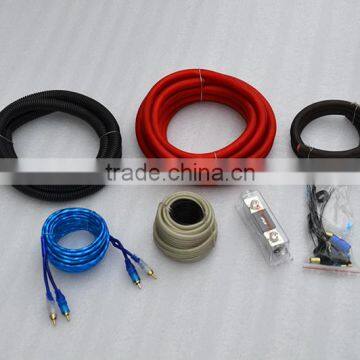 1/0 gauge Amplifier Installation Kit for car amplifier with trade assurance amplifier wiring kit