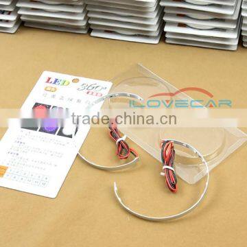 2016 New 360 Degree LED Devil Eye Easy Install for 3.0 HID Projectors Lens Car Headlight 6 Colors photo-3