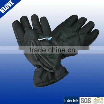 Fashional double layer lining fleece gloves for women