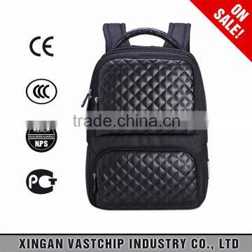 PU+polyester material new pattern school bag laptop backpack