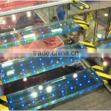 High brightness P20 transparent led display glass alibaba