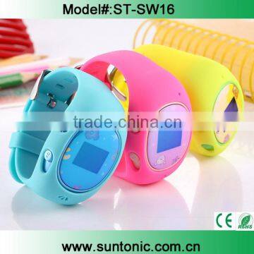 Real GPS WiFi LBS Tracker Kids Smart Wrist Watch for GPS GPRS GSM System with Two Way Communication