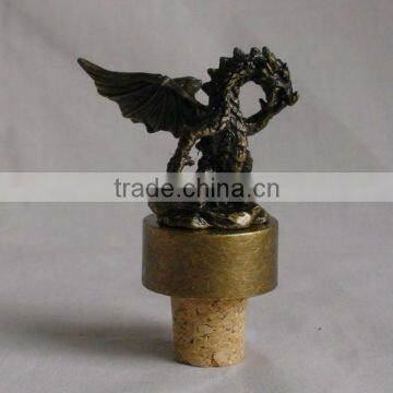 2013 metal dragon wine bottle stopper