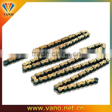 Brand new!! 428X118 link gold solid motorcycle roller chain