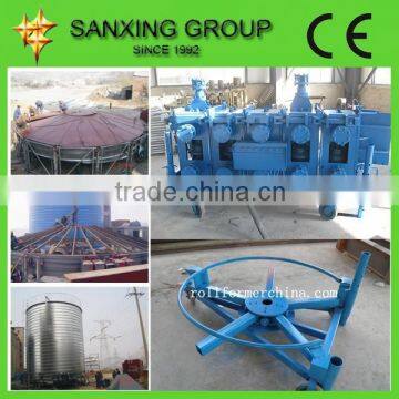 sprial seaming type steel grain silo machine