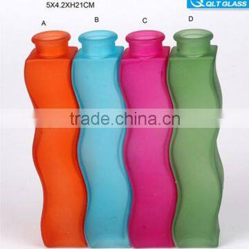 colored wedding wishing bottle wine water bottle glass jar