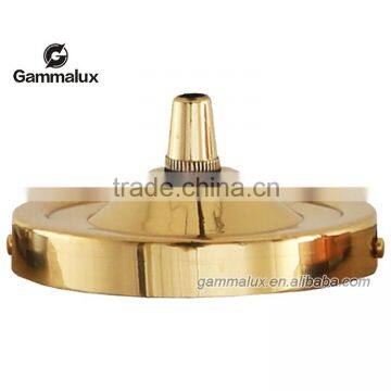 Canopy Gold Metal Iron Electroplating Pendant Lamp Ceiling Rose