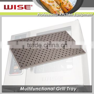 WISE Kitchen Stainless Steel Multi-Functional Grill Tray for Combi Oven