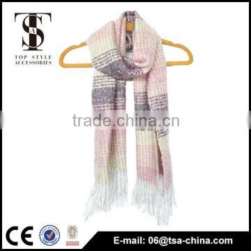 fashion 2015 new Custom whol sale tatting acrylic lattice scarf