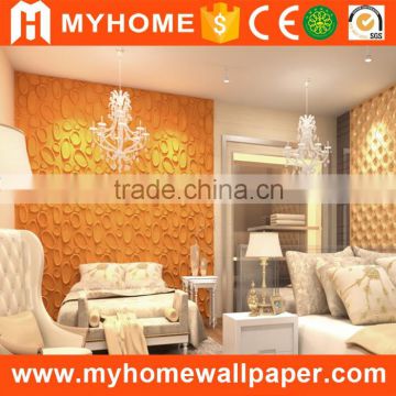 pvc colorful paintable interior waterproof decorative 3d wall panel