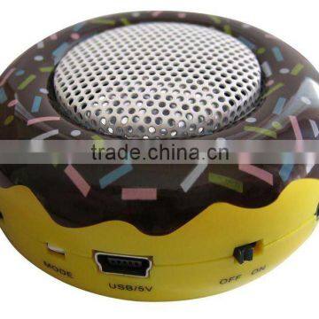 MPS-146TF portable mini donut cute speaker gift