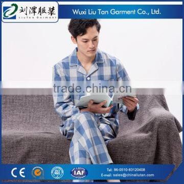 Yarn Dye Blue Plaid Names Pajama Sleepwear Producer photo-6