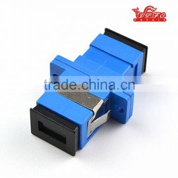 Factory supply simplex blue singlemode SC Optical fiber adaptor