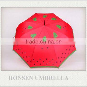 Apollo Straight Watermelon Fruit Umbrella