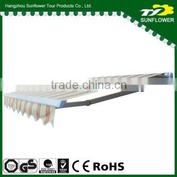 Wholesale High Quality steel arm no cassette awning