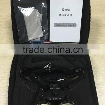 Frame Plastic Glasses With Antifog Surgical Head Loupes