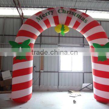 Christmas Candy Shaped Inflatable Archway/ Inflatable Christmas Arch for Decoration photo-2