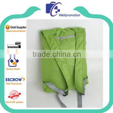 Soft Polyester Fold Waterproof Backpack photo-5