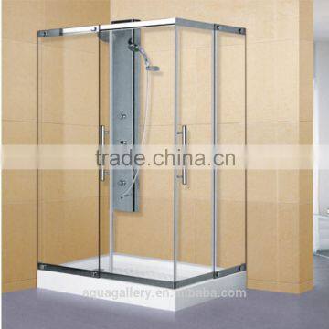 Aluminium Frame Tempered Glass Bath Shower Cabin with Acrylic Base