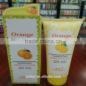 Orange Whitening Exfoliating Facial Cleanser Skin Scrub