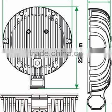 CRE Highpower Performance Vehicle LED Work Light,for ATV SUV TRUCK JEEP Offroad Vehicles(SR-LW-90C,,90W)Spot Beam,CRE photo-2