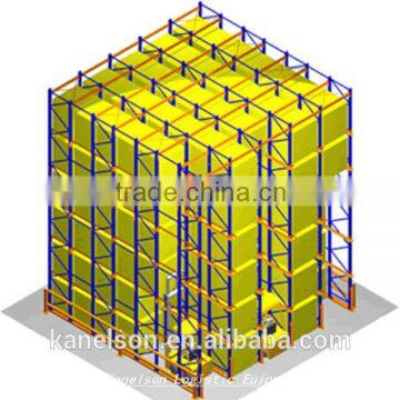 warehouse drive in pallet rack