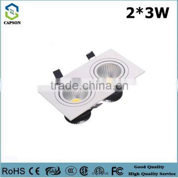 2years down light 6W COB led ceiling lamp modern