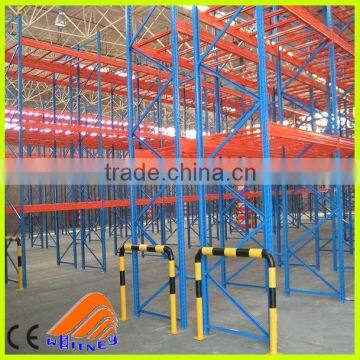 heavy weight warehouse rack, double-deep pallet racking, pallet storage metal rack