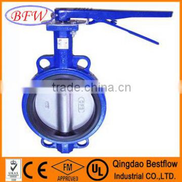 ductile iron D71x butterfly valve lever handle