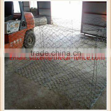 hot dip galvanized or pvc coated cabion mesh / Hexagonal wire Mesh / Gabion box made in China