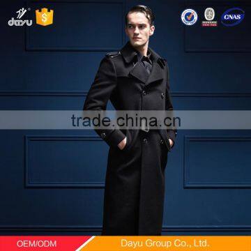 long style latest wool jacket designs factory price winter cashmere wool coat men woolen jacket