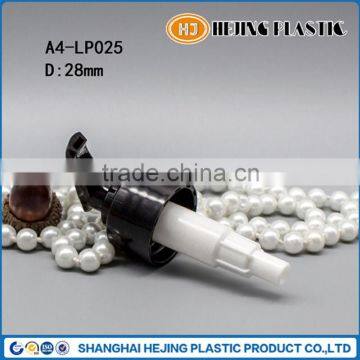 28mm black plastic sprayer for plastic bottle