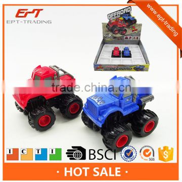 Plastic friction 4*4wheel offroad monster truck toy for kids