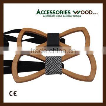 Wholesale unique handmade beauty wooden bow tie for man and kids