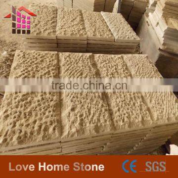 Cheap China Factory Supplier Beige Sandstone Slabs for Outdoor Wall photo-2