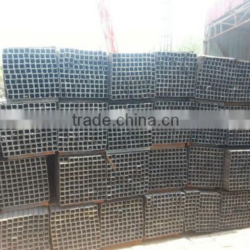 china manufacture black steel square pipe Black iron square tube