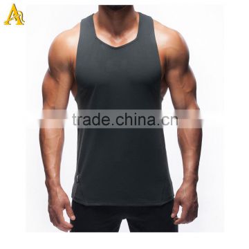 Loose tank tops for men anthra plain cut off tank