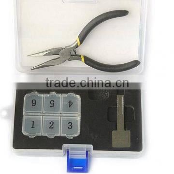 car key blade model adjustment key cutting machine tools for Buick HU100