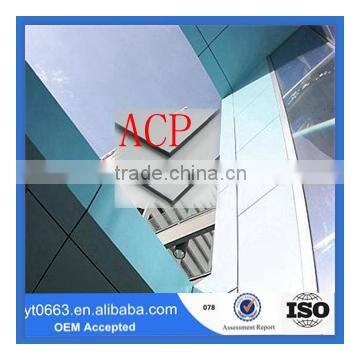 Alu Composite Panels Decorative Wall Panel Light surface PE coated