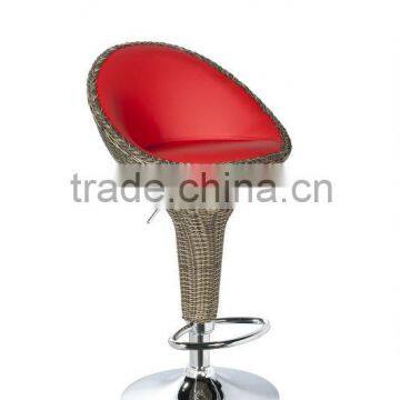 modern rattan bar chair