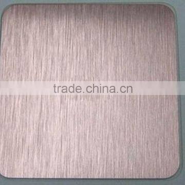 No.1 Brush Aluminum Composite Panel for decoration