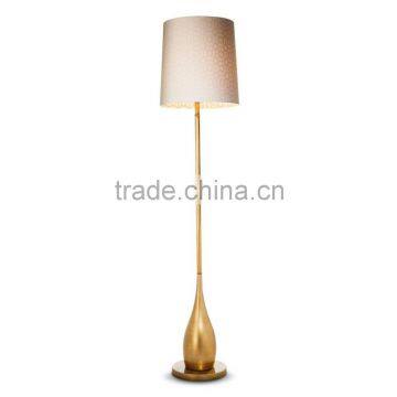 2017 hotel decorative brass modern floor lamps with linen shade good for inn decor high end