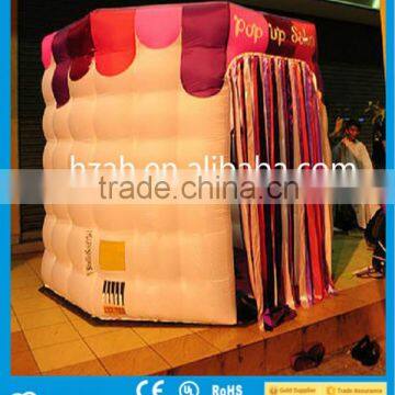 White Inflatable Photo Booth Shell for Wedding Decoration