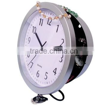 Mini Storage Clock/Plastic Quartz Wall Clock With Hidden Safe