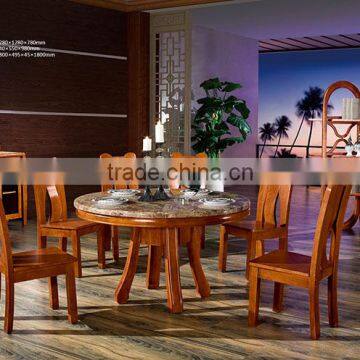 modern dining room furniture set wooden marble dining table