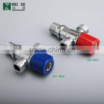 Best Price Plastic Chrome Surface Two Hole Water Angle Valve