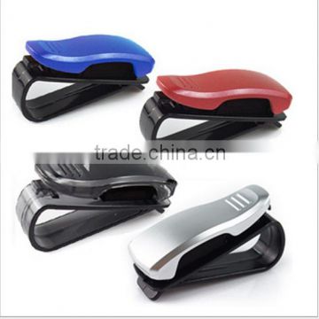 Car visor sun shield eyeglass ticket pen cards glasses holder / car visor card holder