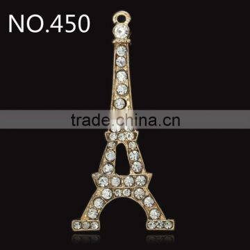 Metal Effiel Tower Pendant for Garment and Lacknece Trimmings-450 photo-2